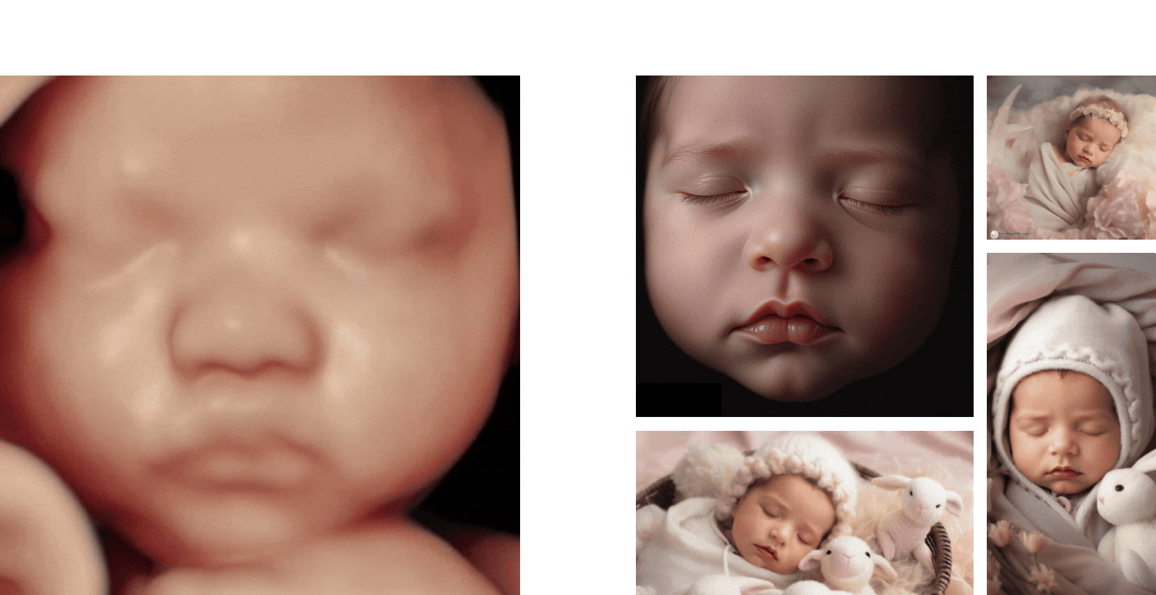 3D ultrasound to 8K portrait transformation
